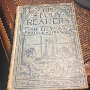 1924 The Study Readers Fifth Year -Walker Parkman